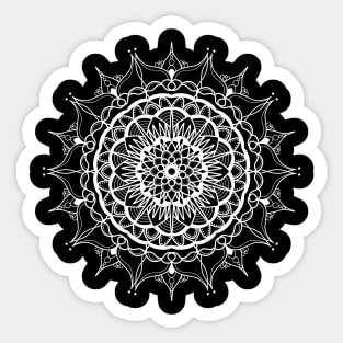 Floral Bohemian Mandala Sticker